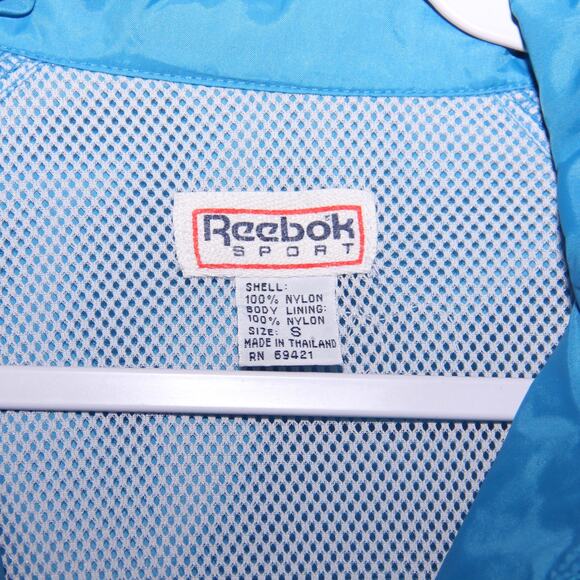 Vintage 90s Reebok Hooded Windbreaker Jacket Size S - Picture 3 of 7